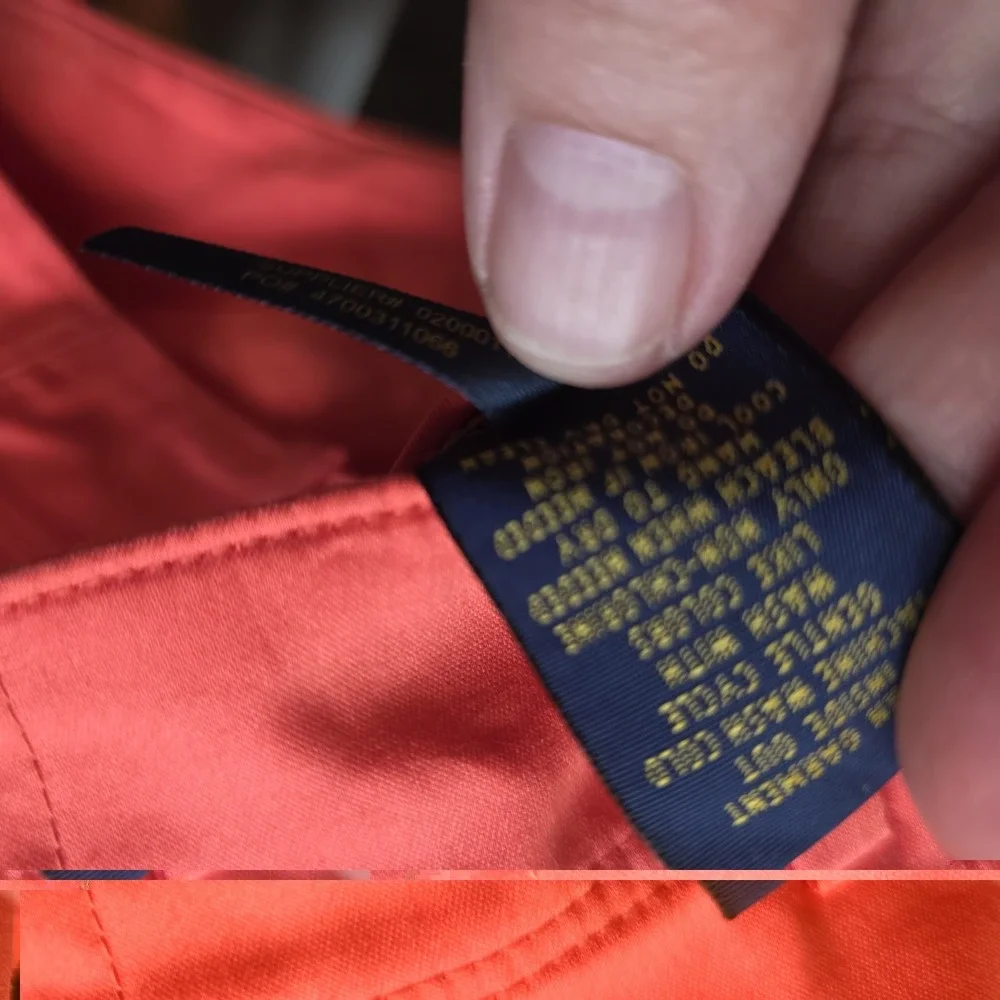 Polo Golf Ralph Lauren Shorts Size 4 Bright Orange Classic Fit Stretch Wicking